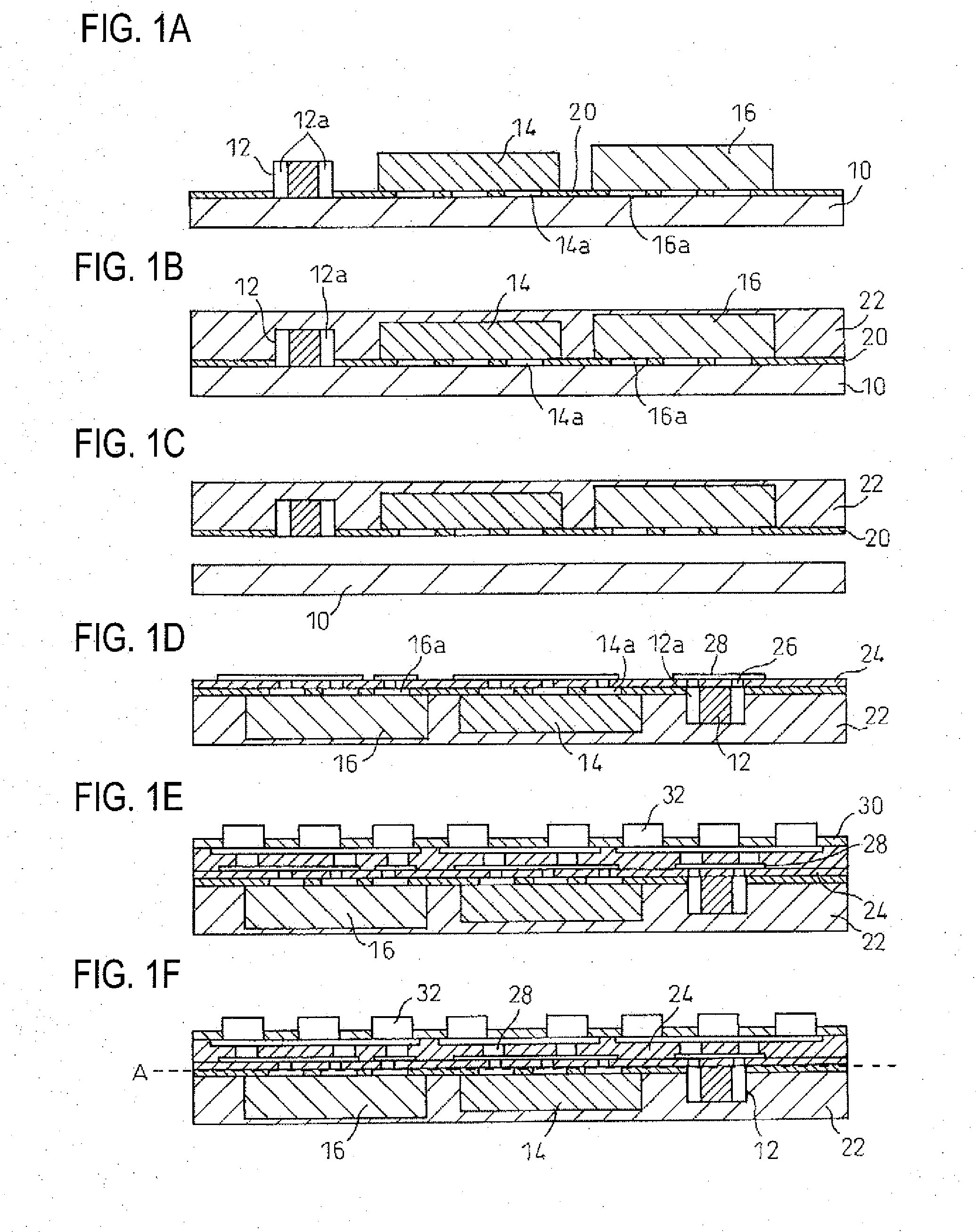 Fine wiring package and method of manufacturing the same