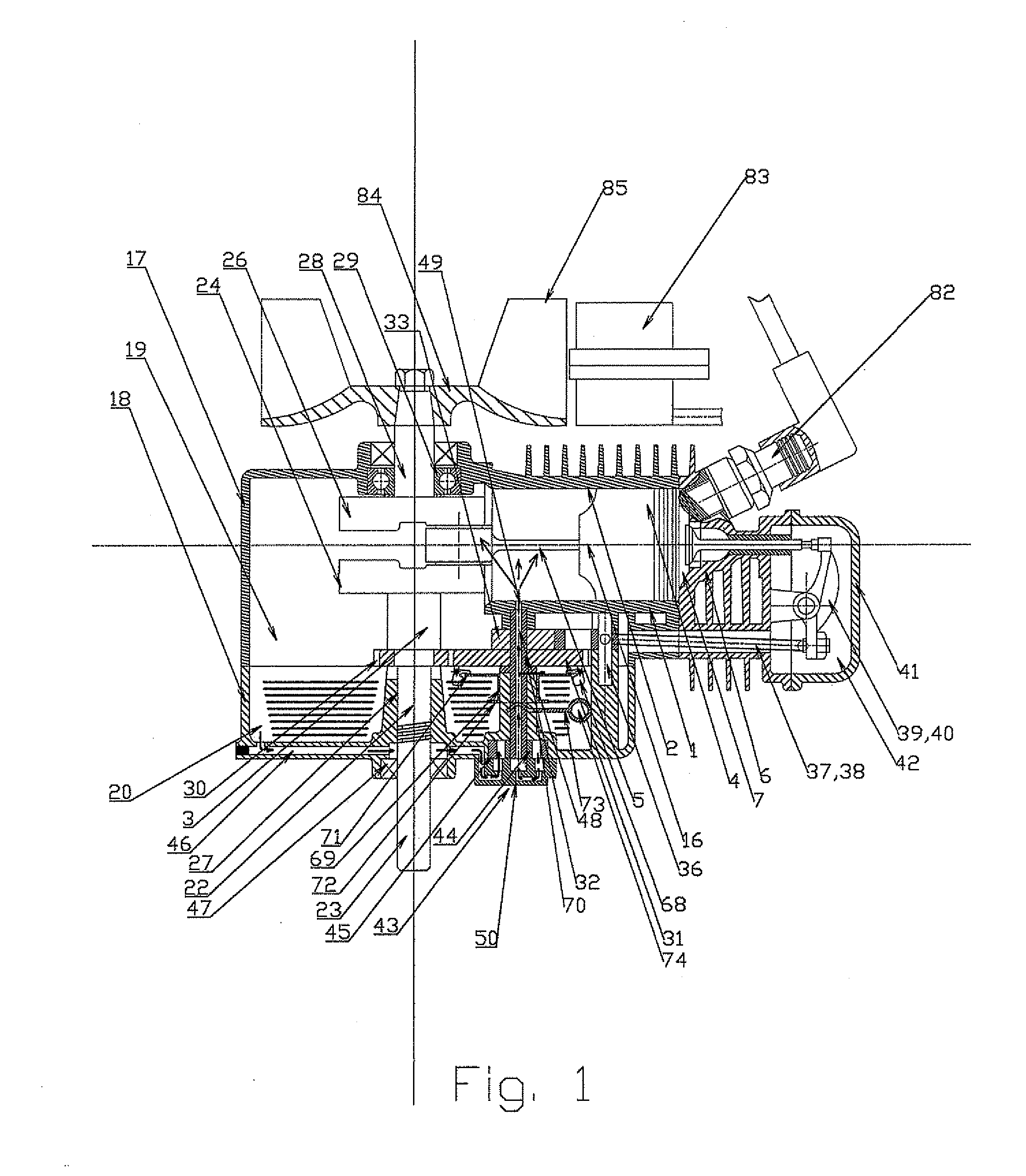 Vertical and Horizontal Engine
