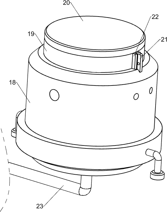 Ground dust removal device for building construction