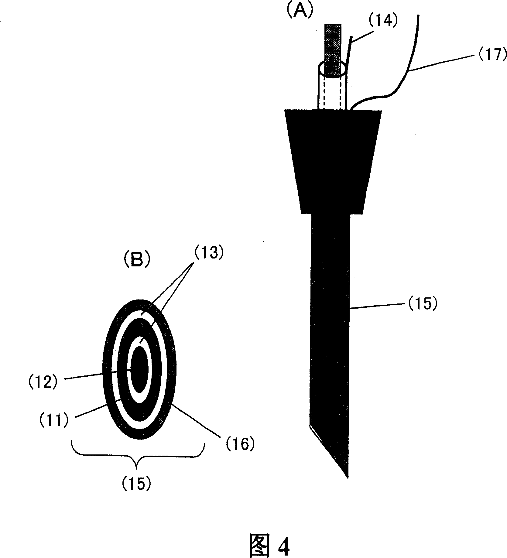 Electrode for superoxide anion and sensor using the same