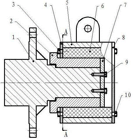 A new type of support device for the lower part of the spiral classifier