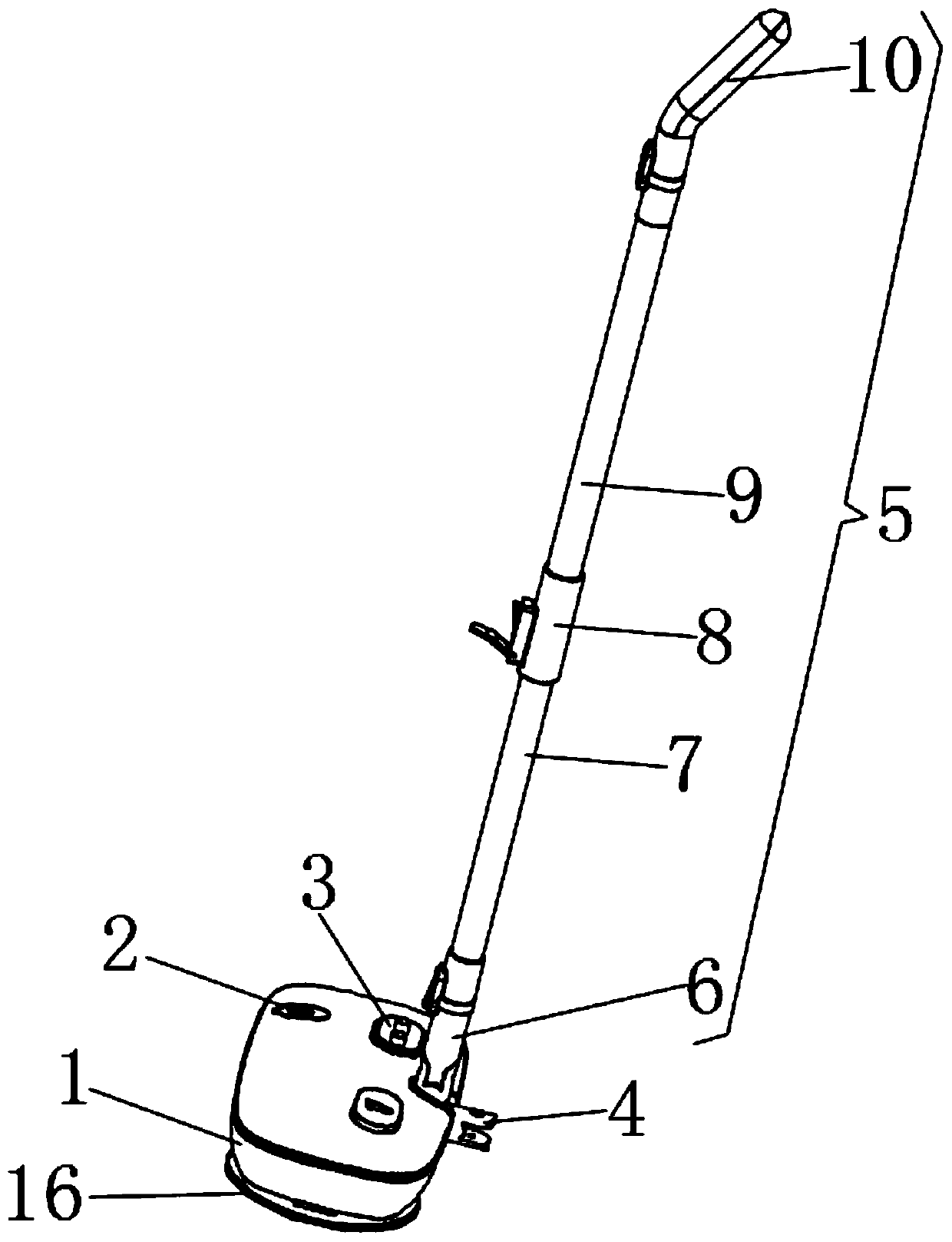 Silent and efficient sweeping device