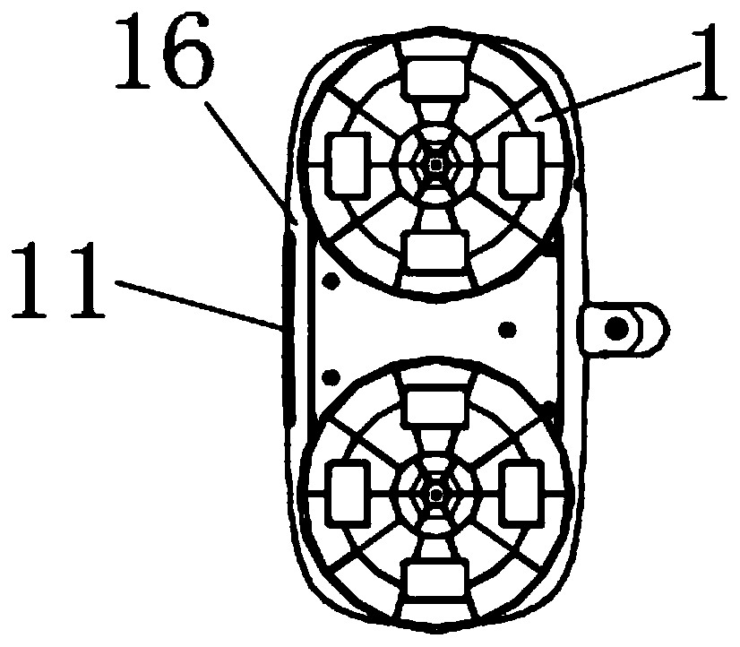 Silent and efficient sweeping device