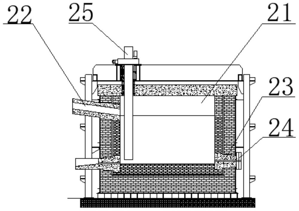 Dry granulation slag storage flow control device and slag storage flow control method