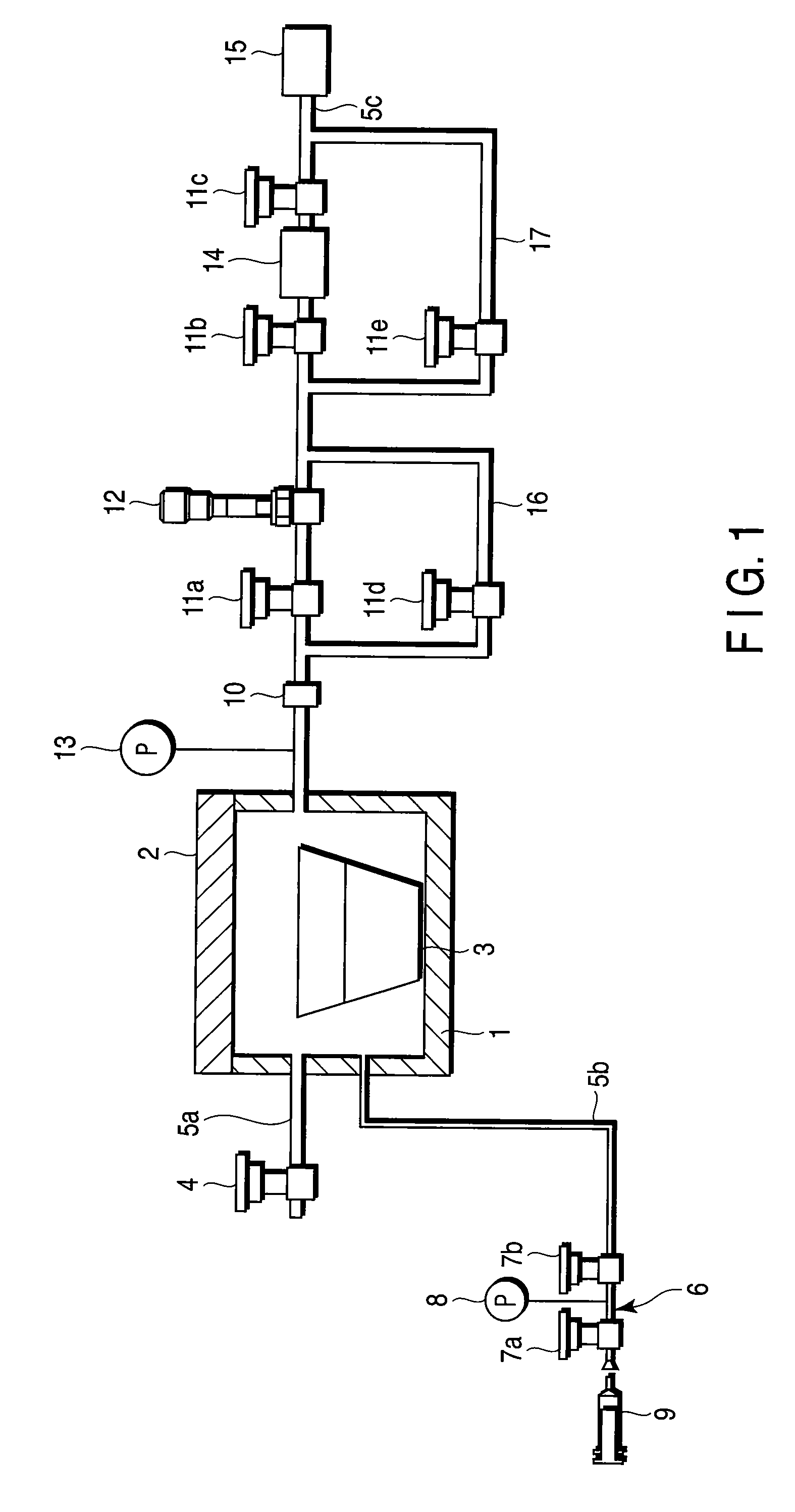 Gas amount measurement device