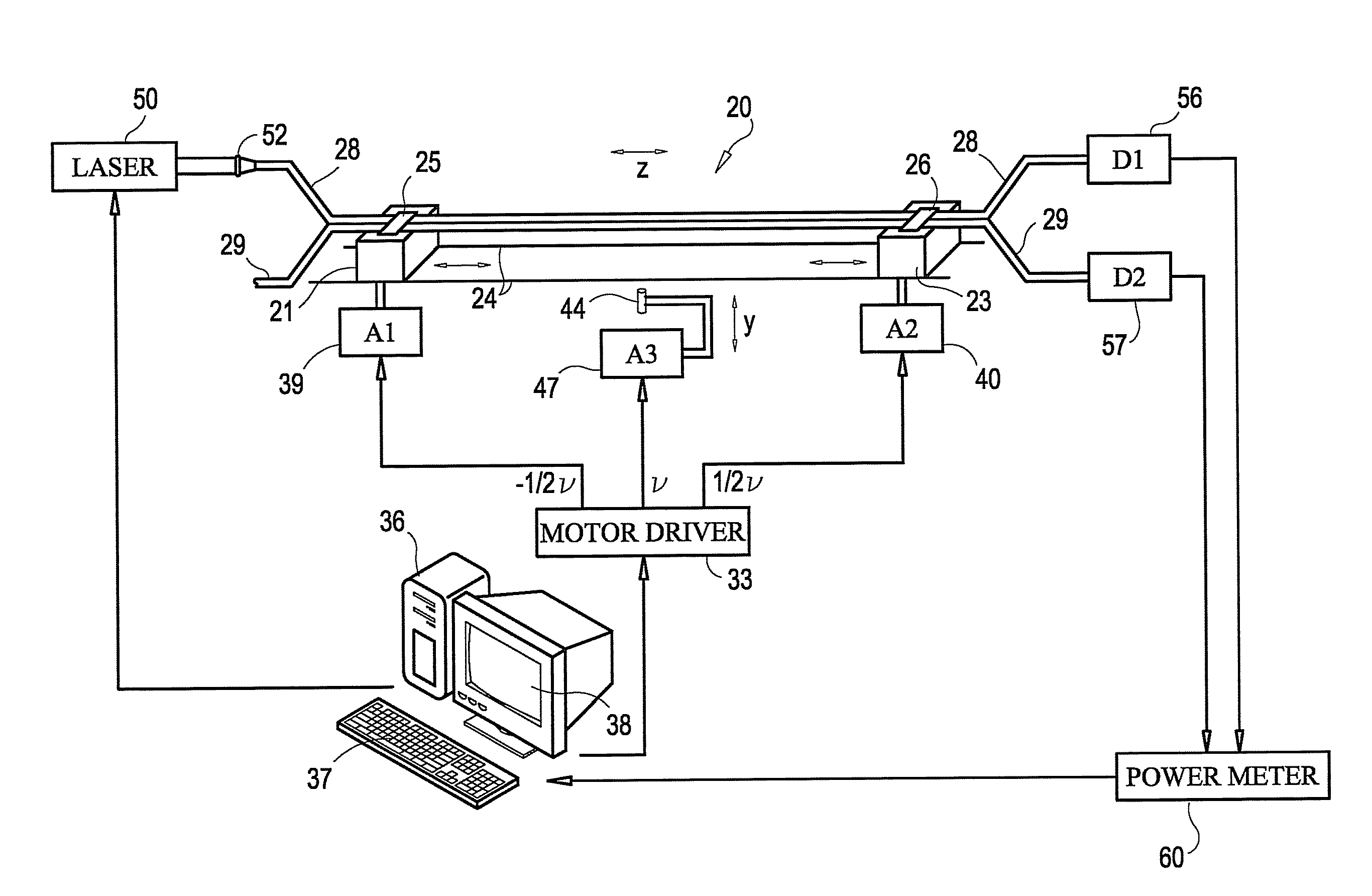 Method for tapering optical fibers to conform to a desired radial profile