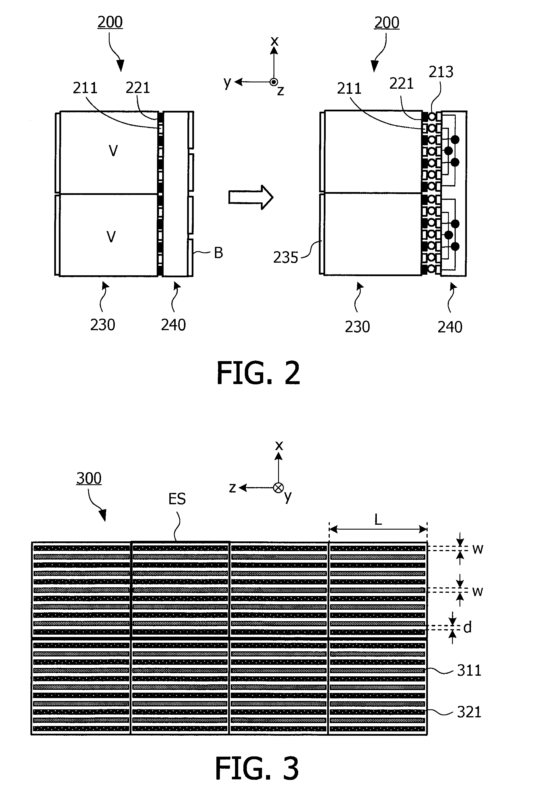 Radiation detector with a plurality of electrode systems