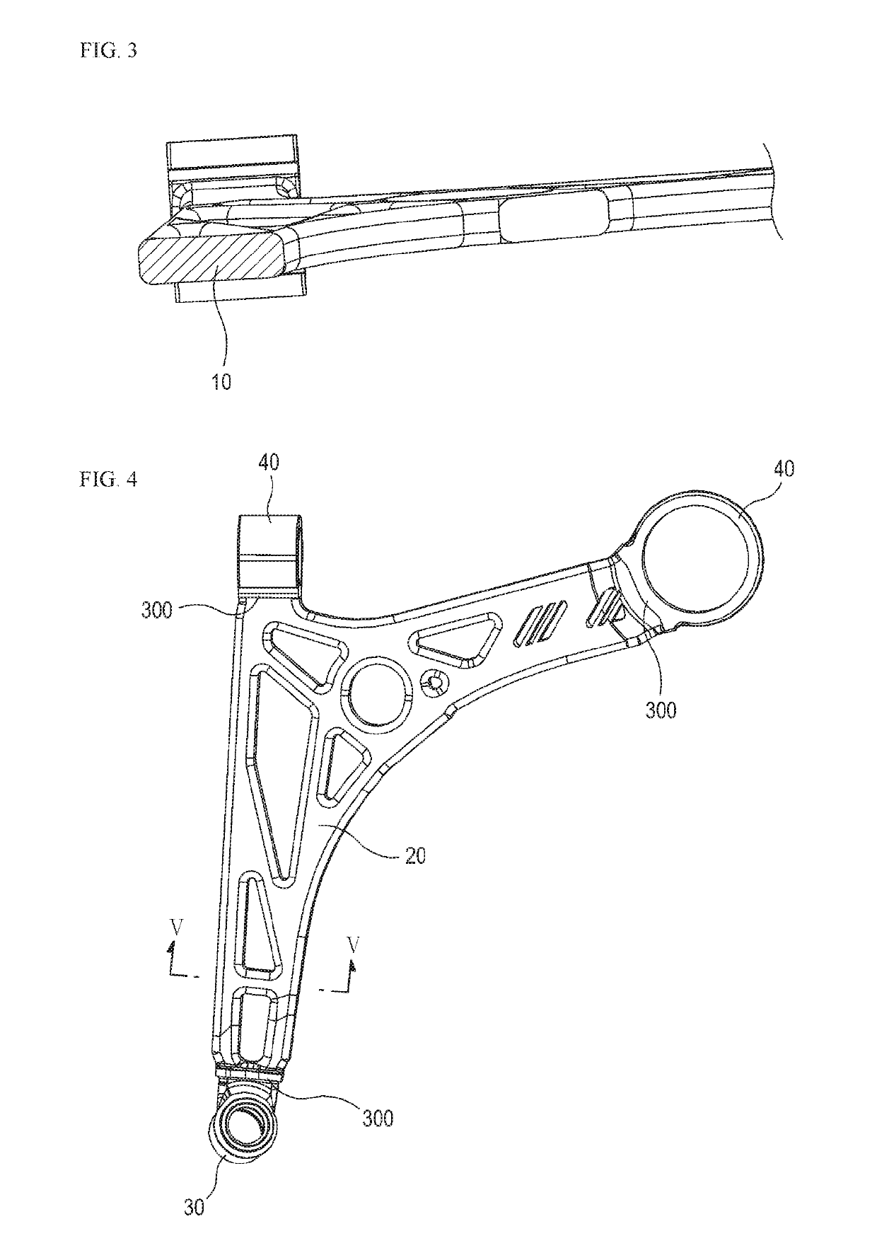 Hybrid suspension arm for vehicle and method for manufacturing same