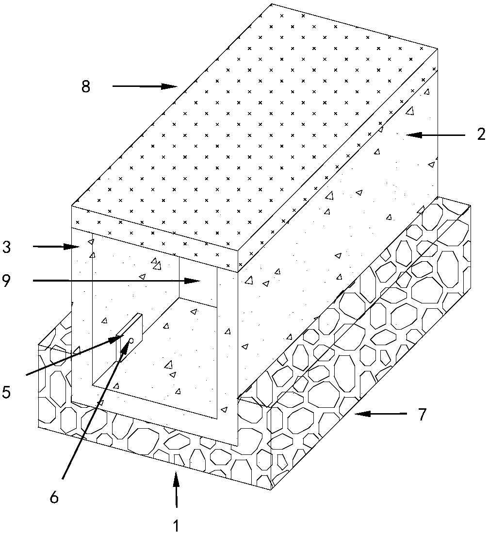 Drainage system capable of achieving water collection and slow leakage successively