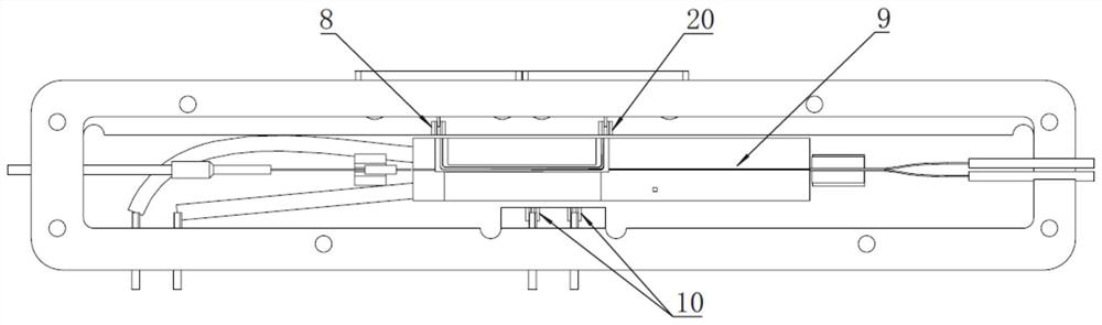 High-speed optical waveguide switch chip packaging module