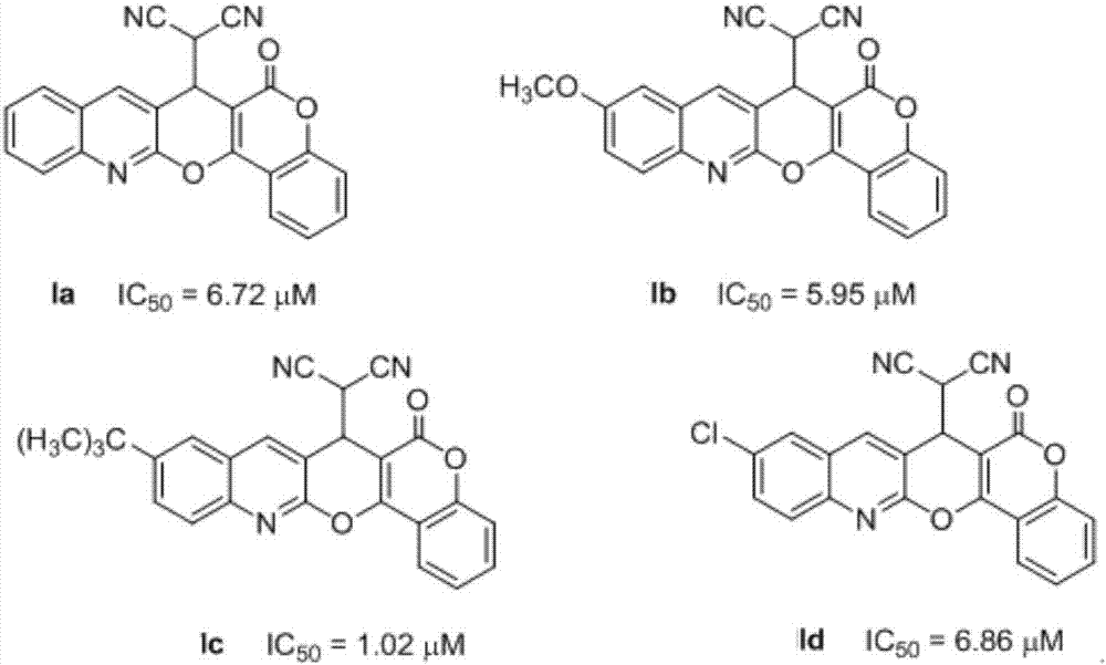 Chromeno[3',4':5,6]pyrano[2,3-b]quinoline derivative, preparation method and application thereof