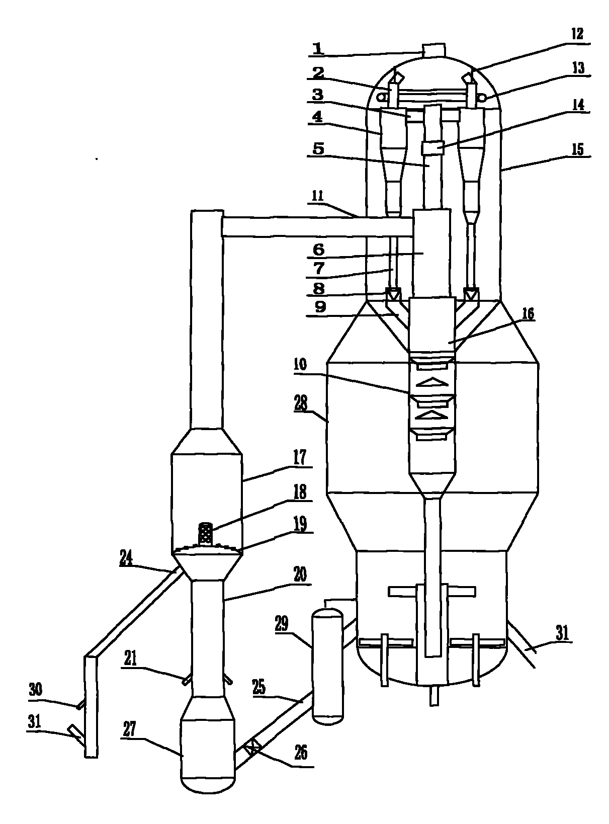 Heavy oil catalytic cracking method and device