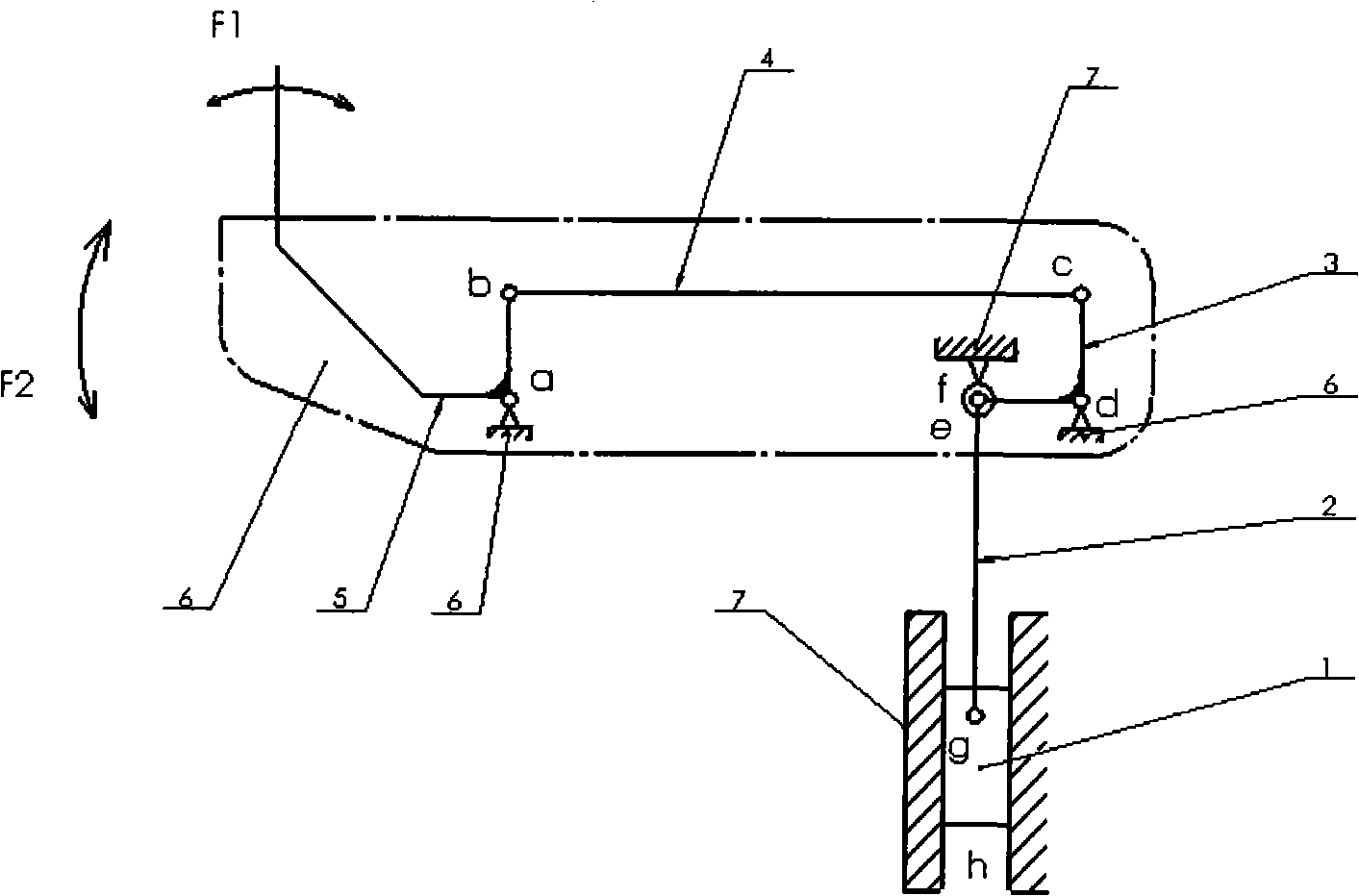 Multi-way valve operation mechanism for fork lift
