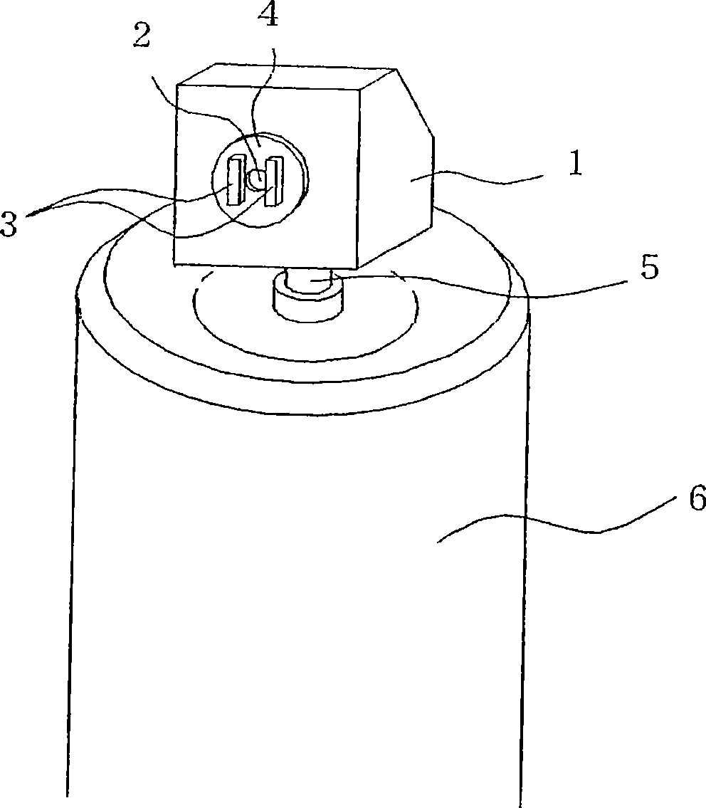 Aerosol of percutaneous medicament