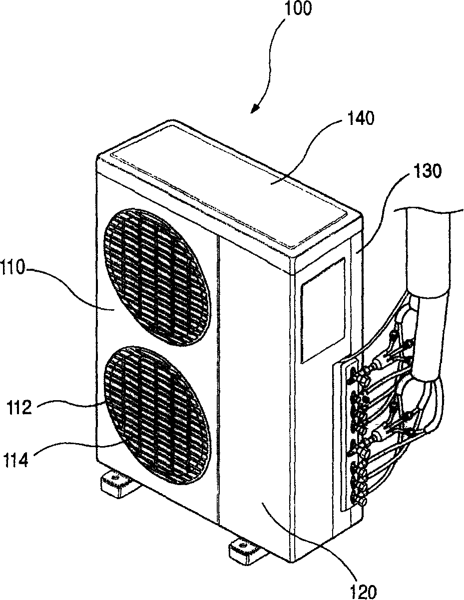 Outdoor machine of air conditioner