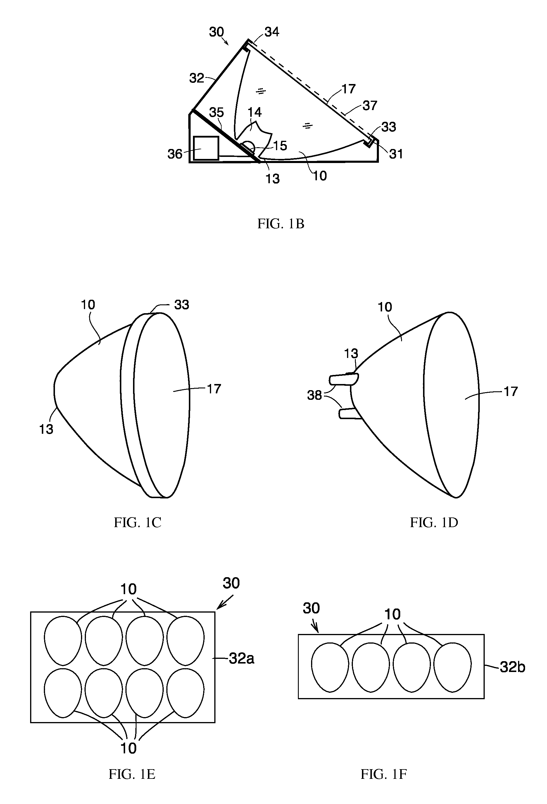 Optical element providing oblique illumination and apparatuses using same