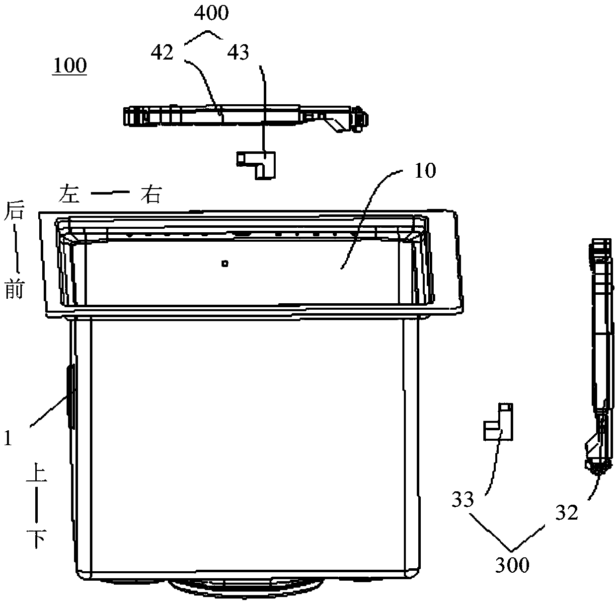 Sink-type dishwasher and storage control method thereof