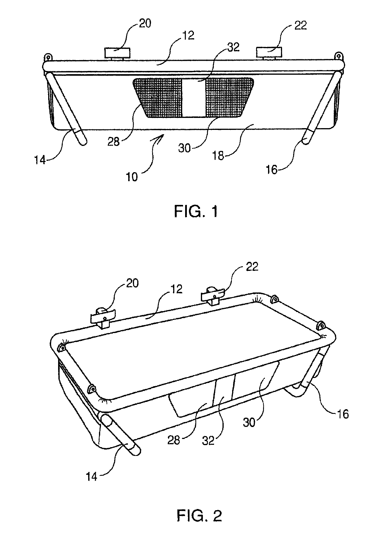 Cradle adaptable to an aircraft seat