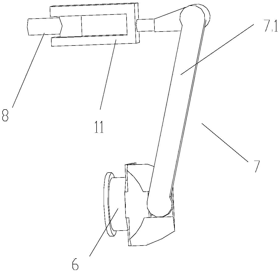 Automatic reforming device for buried oil tank lining