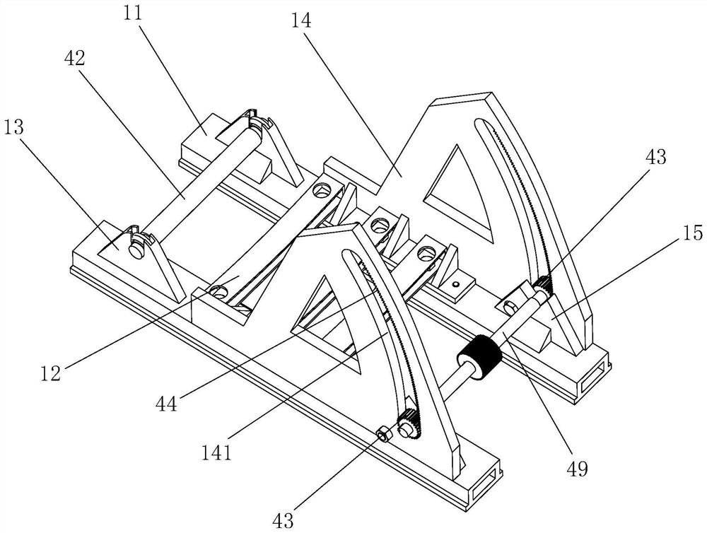 A high-speed abrasive flow rotary ultra-fine grinding device for large aspect ratio micro-shafts