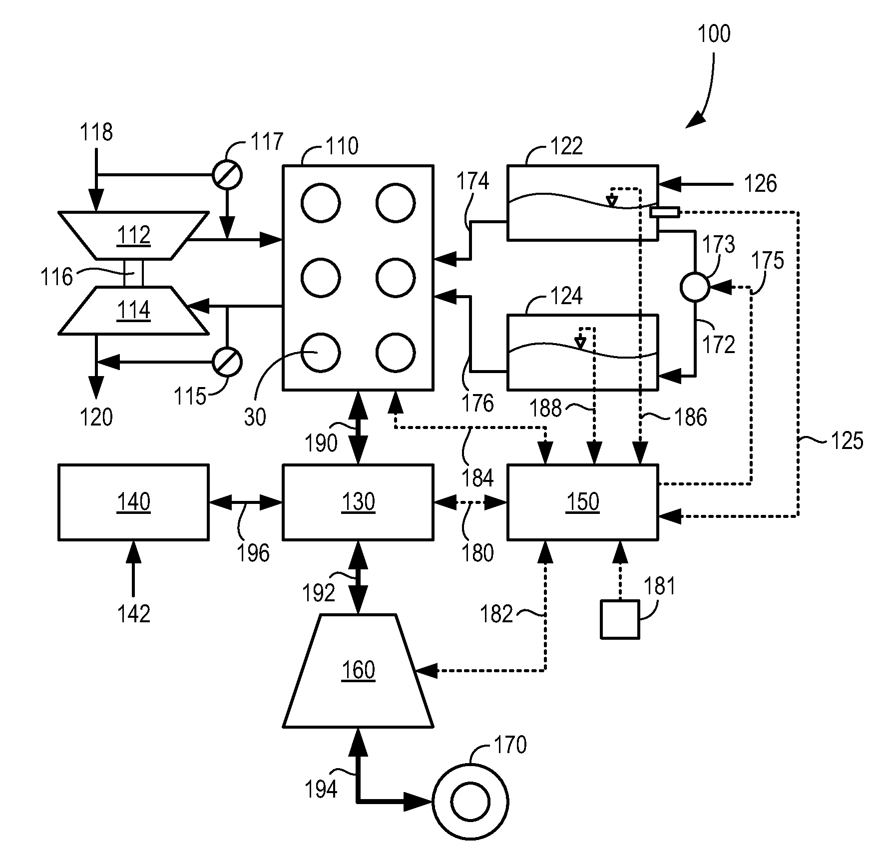 Hybrid Vehicle Propulsion System Utilizing Knock Suppression