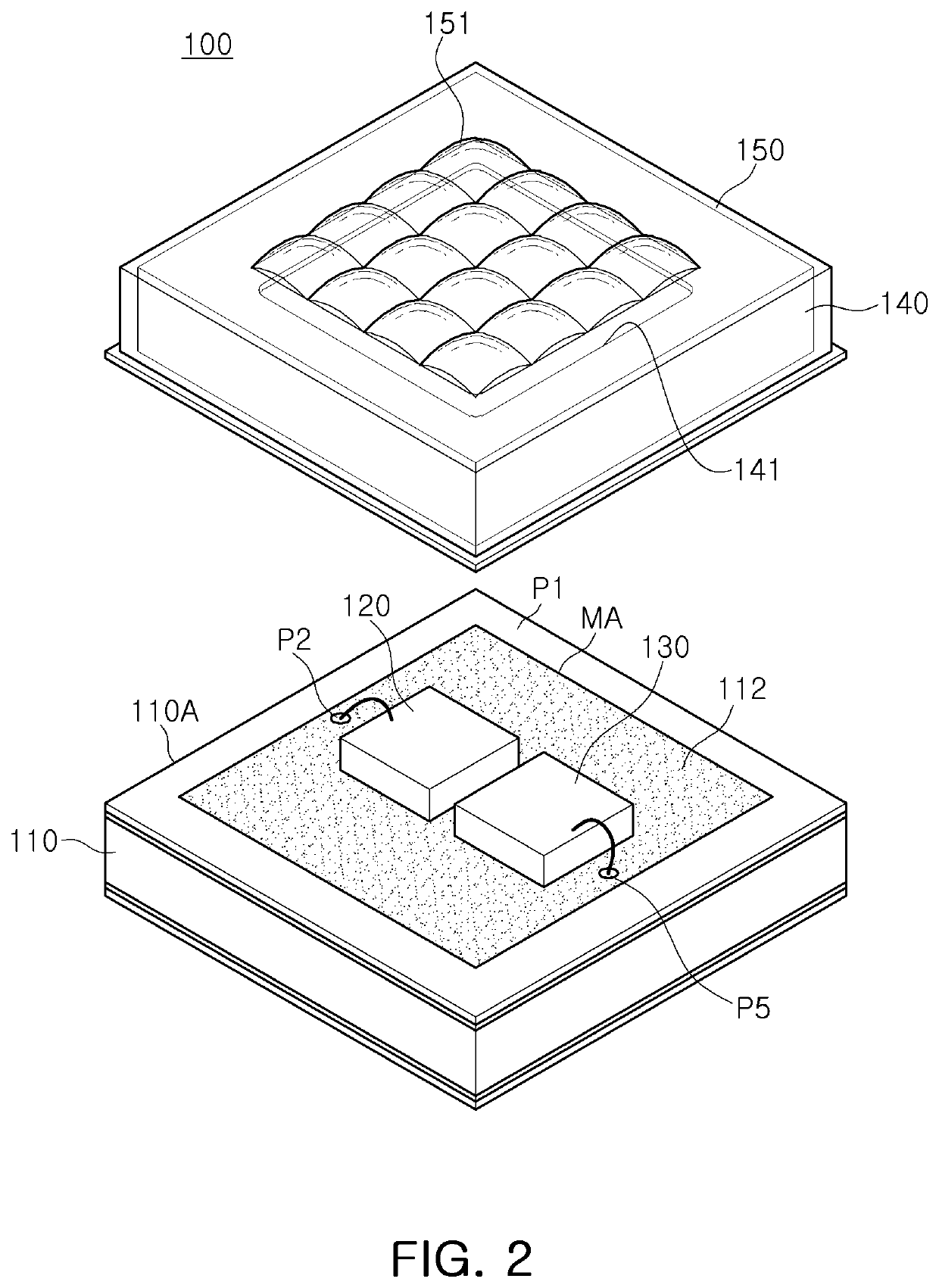 Light source package and mobile device including the same