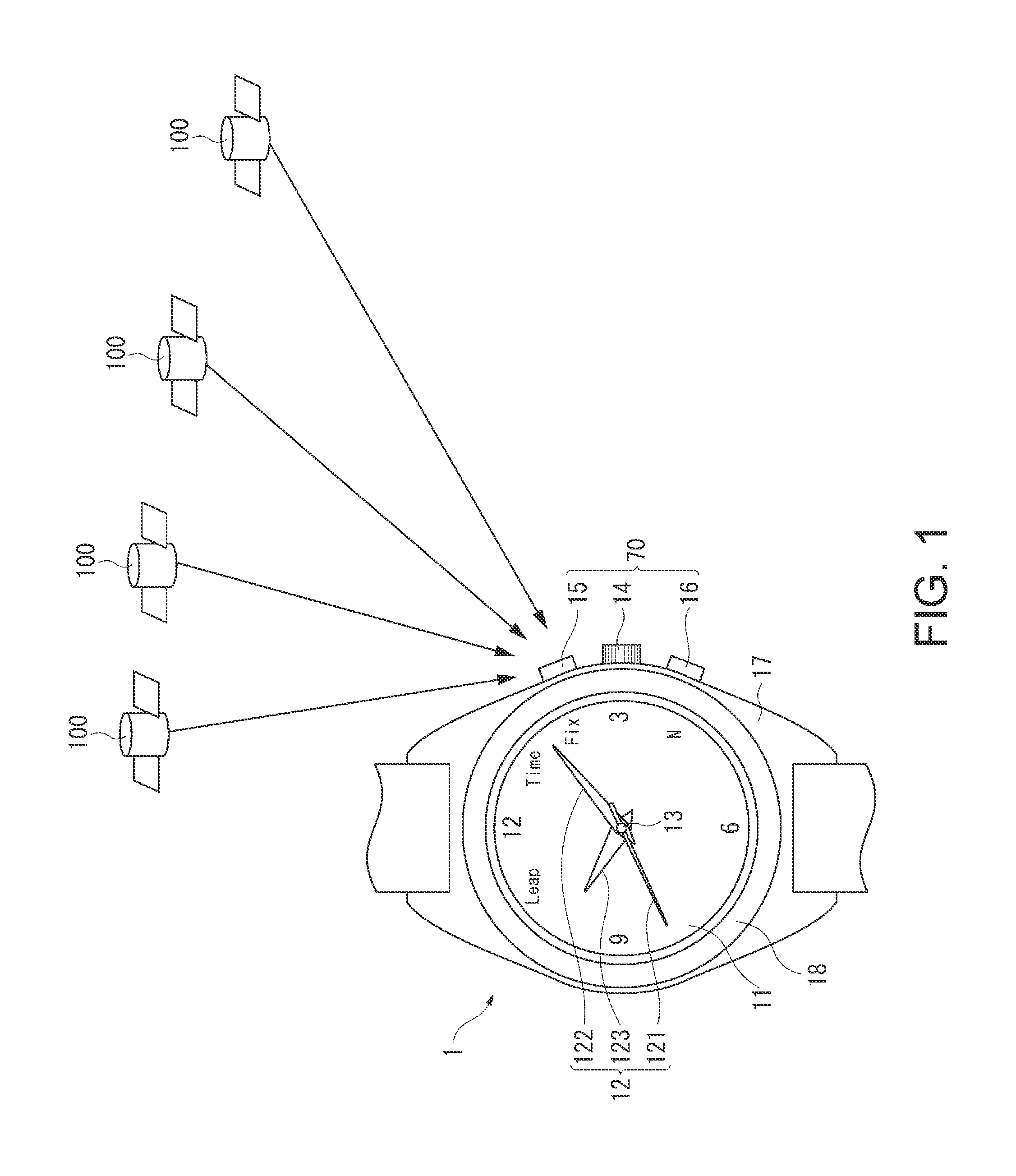 Electronic Timepiece And Method For Controlling Display Operation Of Electronic Timepiece