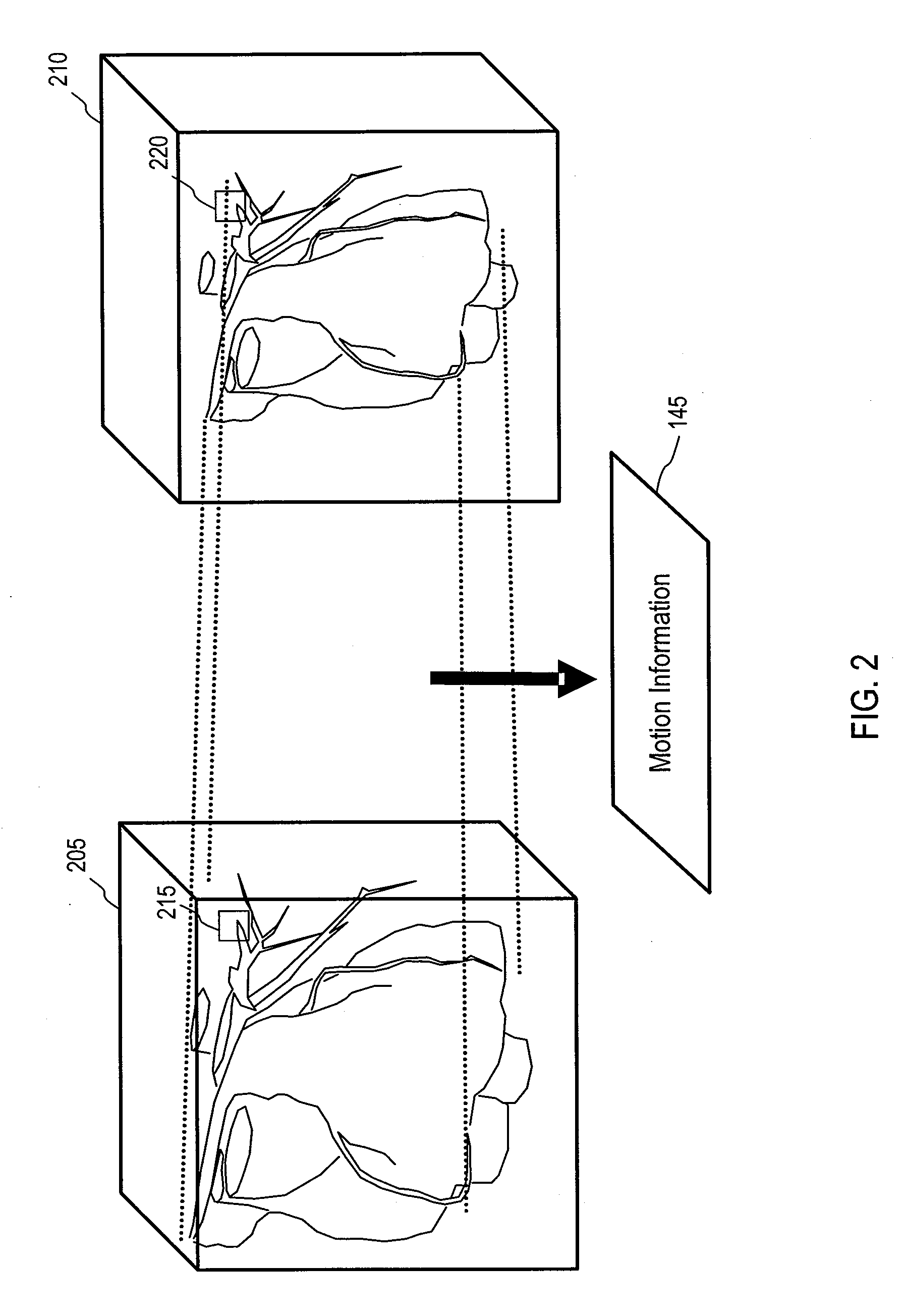 Computer readable medium, systems and methods for improving medical image quality using motion information
