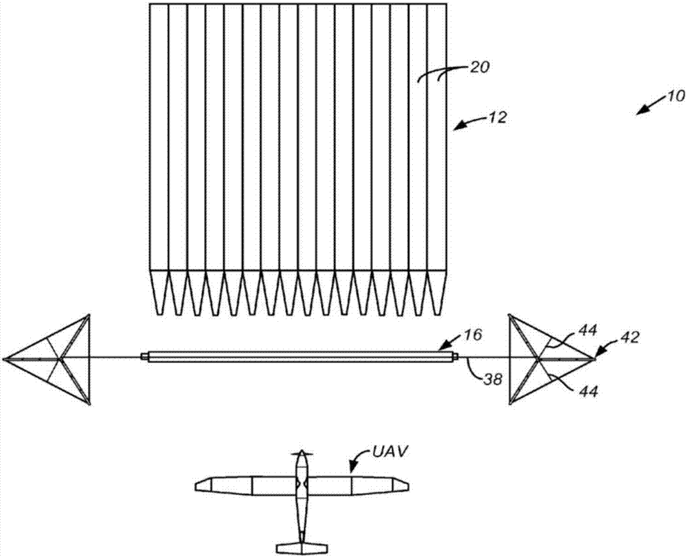 System for retracting fixed-wing unmanned aerial vehicle (UAV) through pneumatic capture net