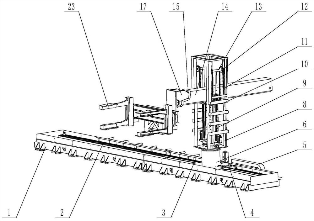 Multi-degree-of-freedom cargo overturning and transferring device