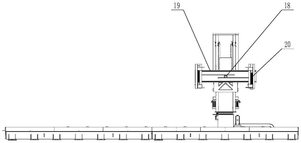 Multi-degree-of-freedom cargo overturning and transferring device