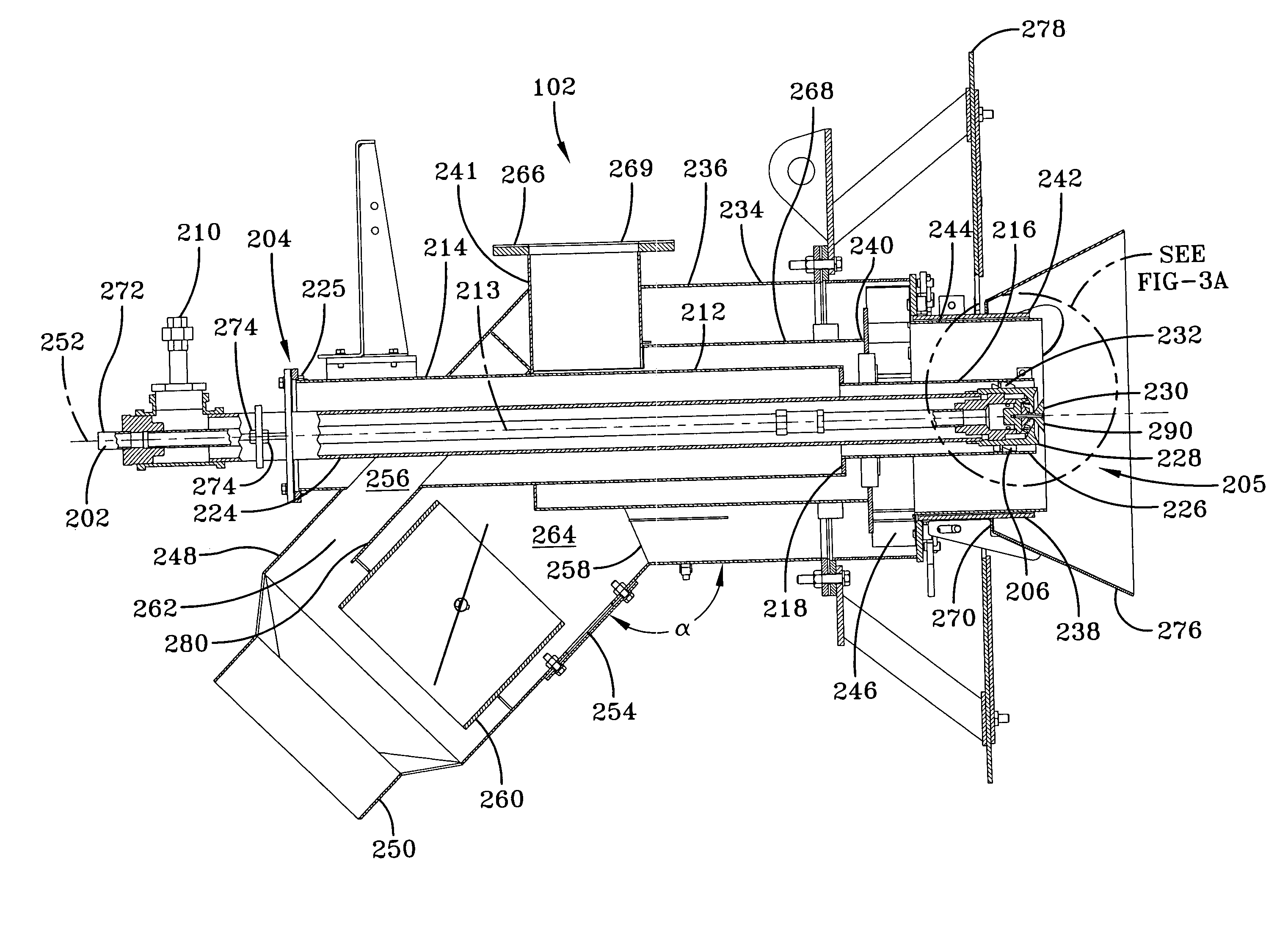 Aggregate dryer burner with compressed air oil atomizer