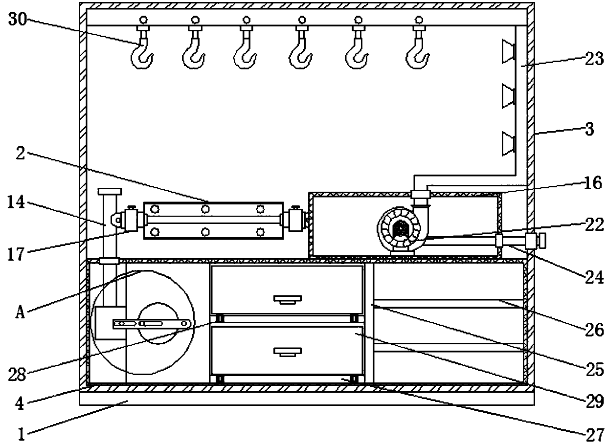 Sterilization device for garment processing