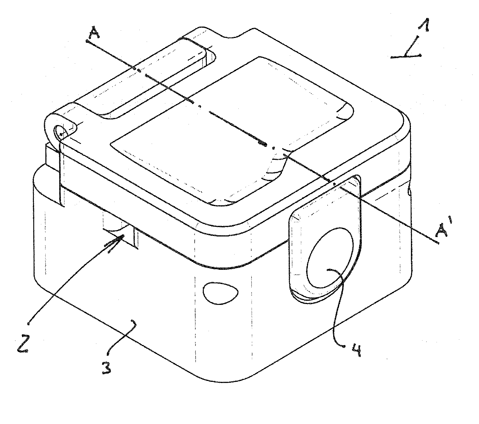 Device for the contactless flow measurement of fluids in flexible tubes