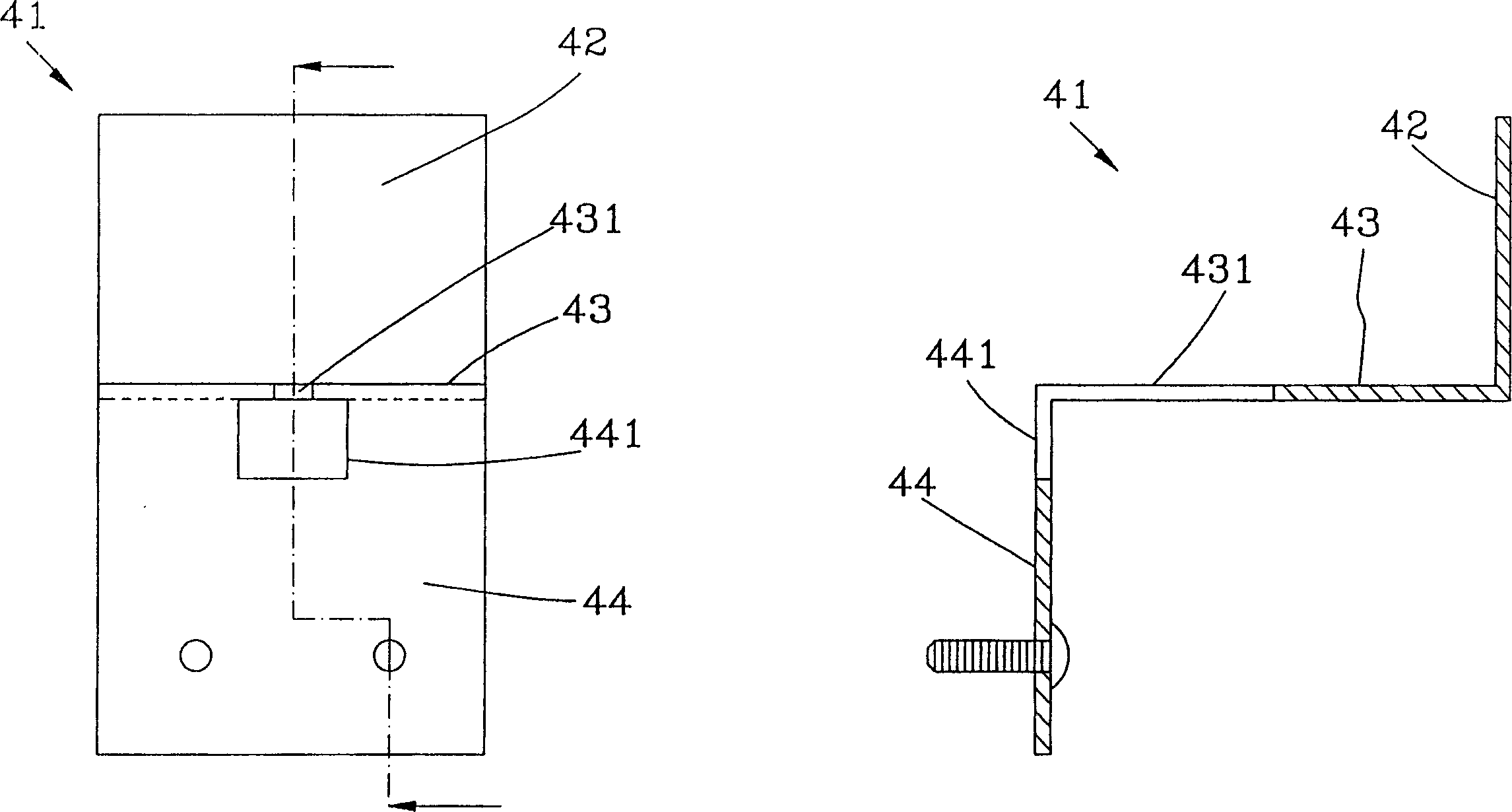 Mechanical linkage device for conducting valve