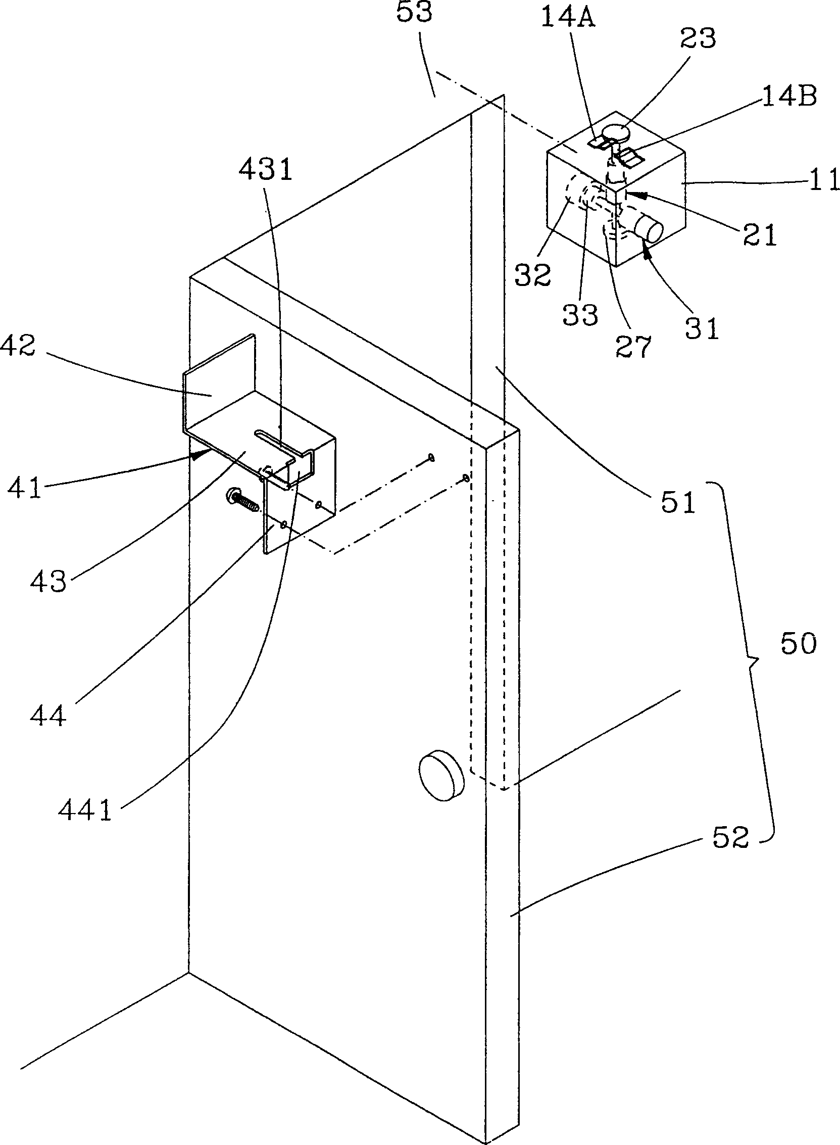 Mechanical linkage device for conducting valve
