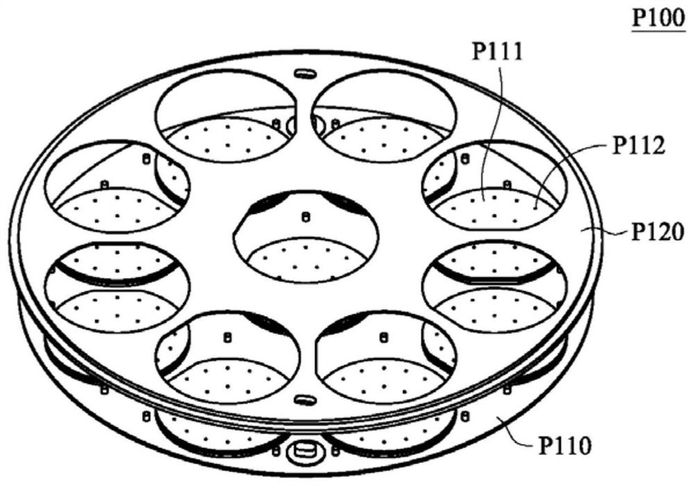 Wafer bearing system with high etching rate uniformity and wafer bearing disc structure thereof