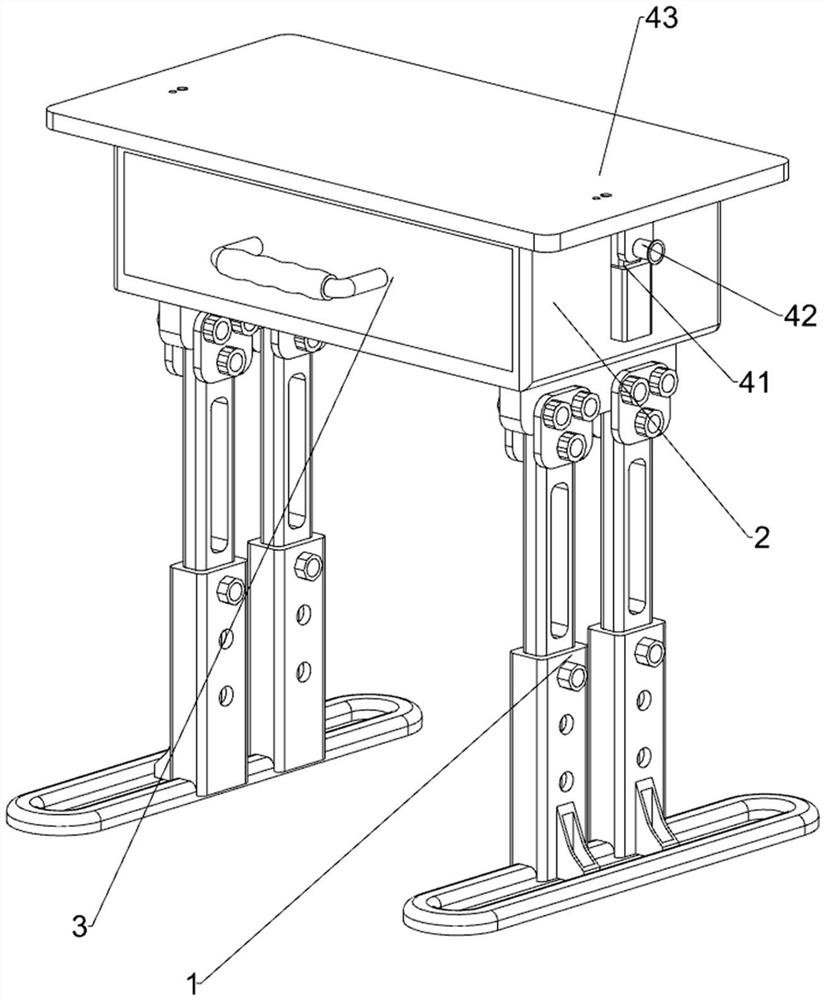 A desk with anti-myopia function