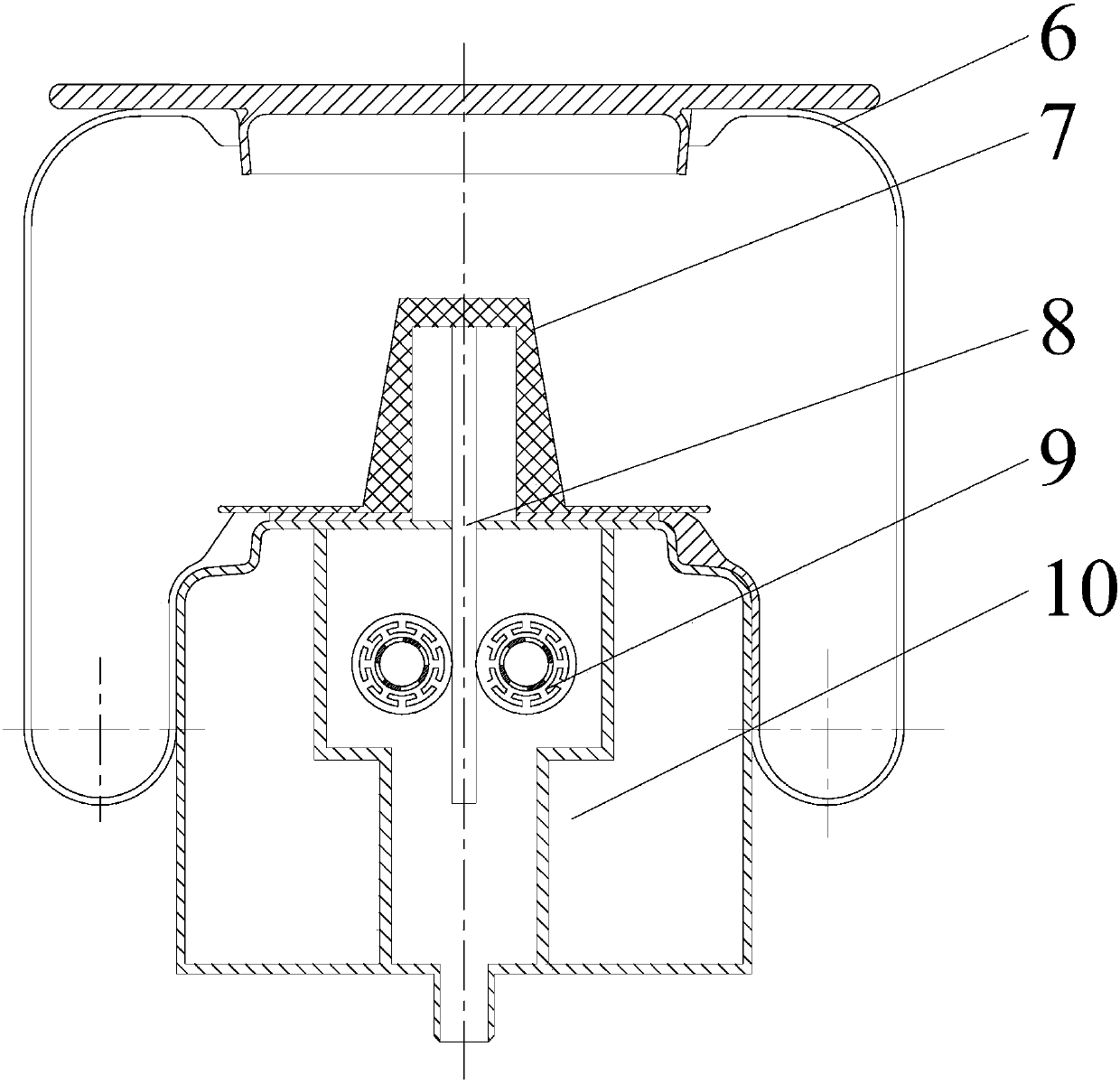 A vibration isolation system with controllable stiffness damping and inertia force and its control method