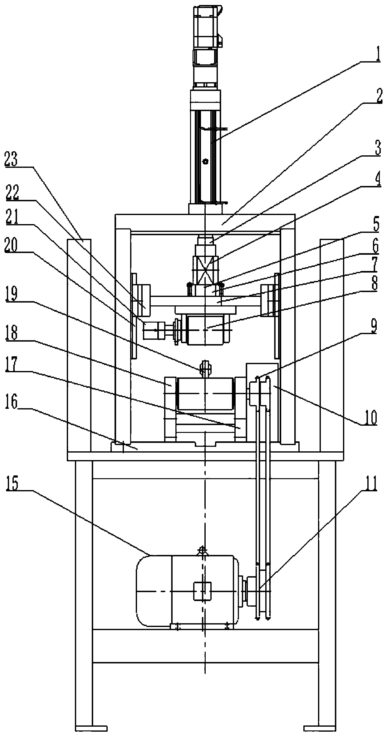 Precise clearance rolling machine for extruded centered joint bearing