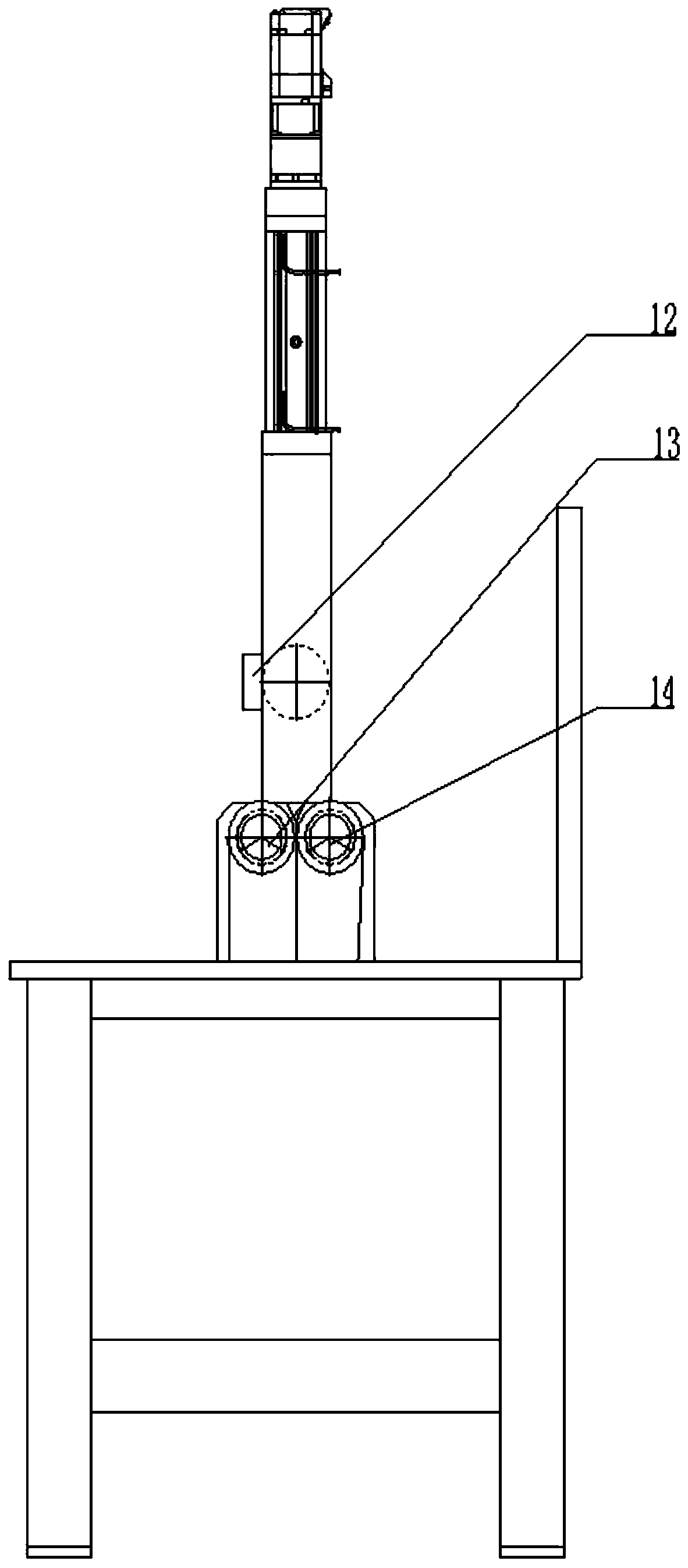 Precise clearance rolling machine for extruded centered joint bearing