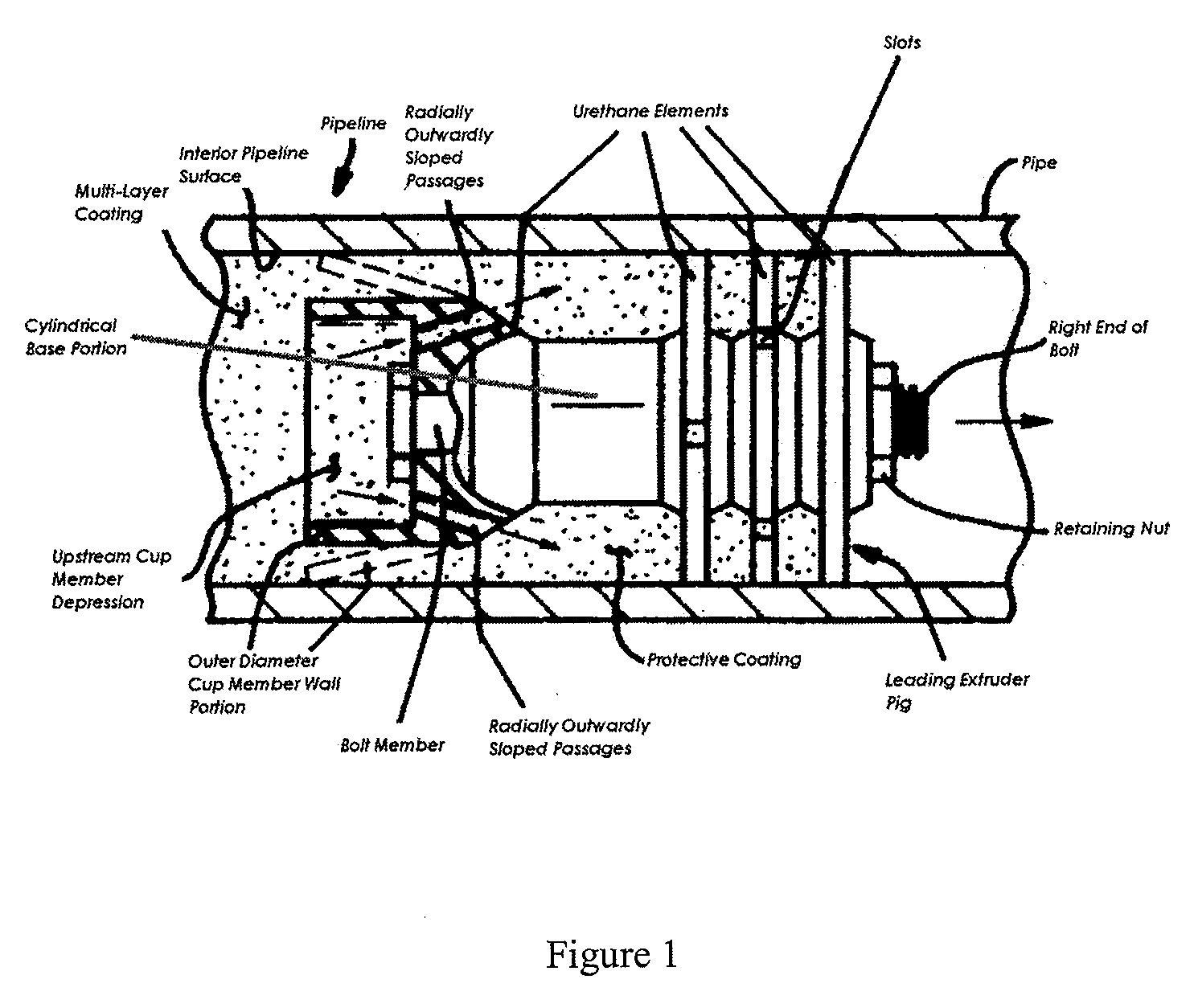 Pig and Method for Applying Prophylactic Surface Treatments