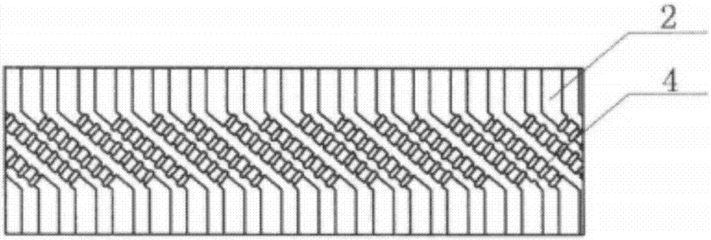 Water kinetic energy type filler-free cooling tower