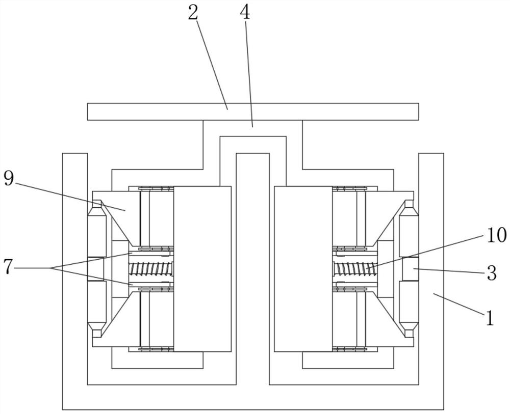 A bidirectional progressive brake safety caliper