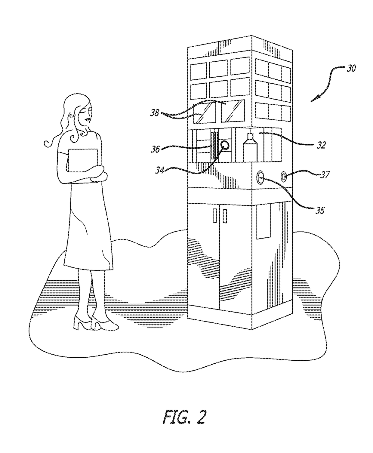 Method for distributing product using a consumer refillable packaging in a retail environment