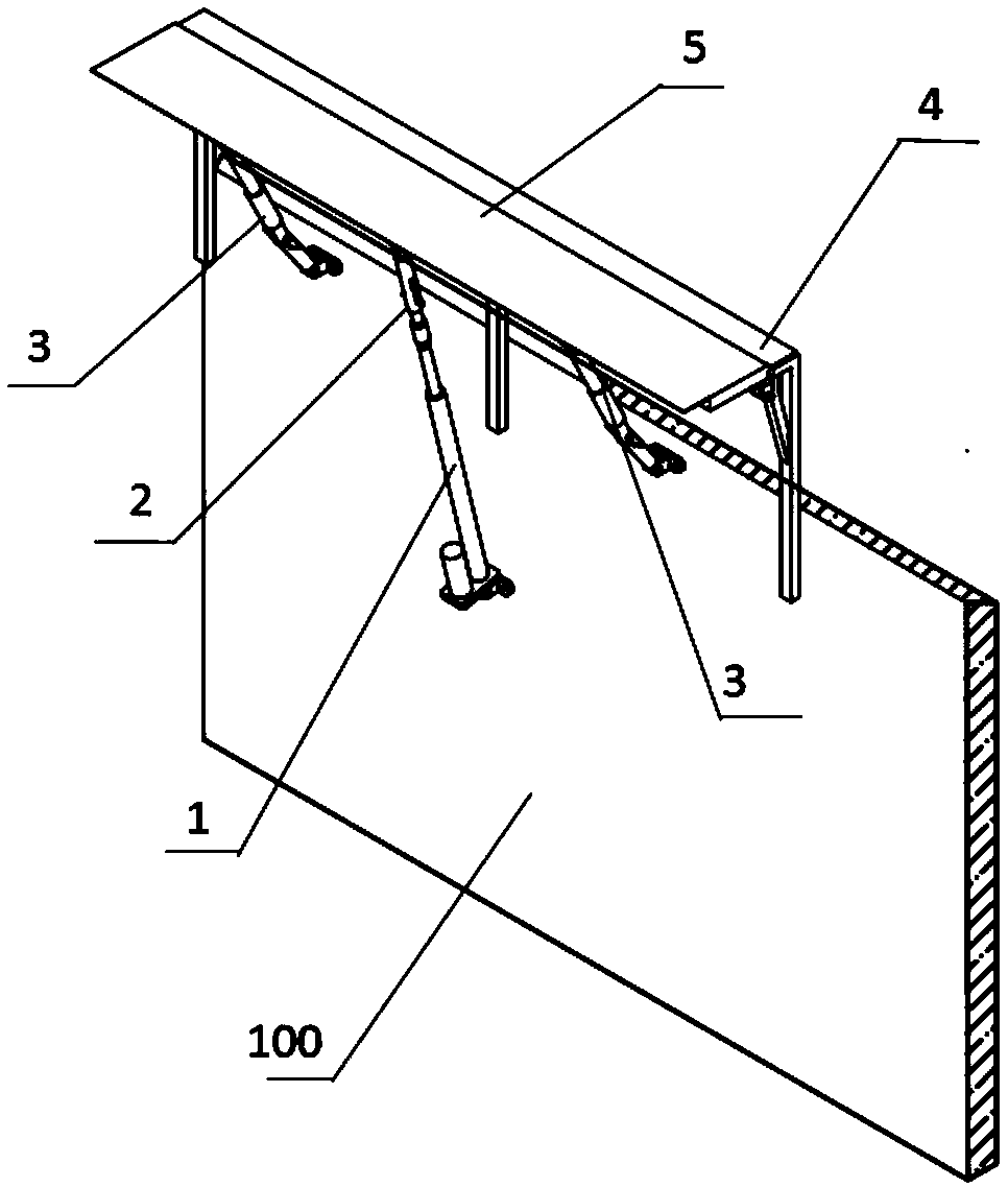 Multi-connecting-rod structure with self-locking function