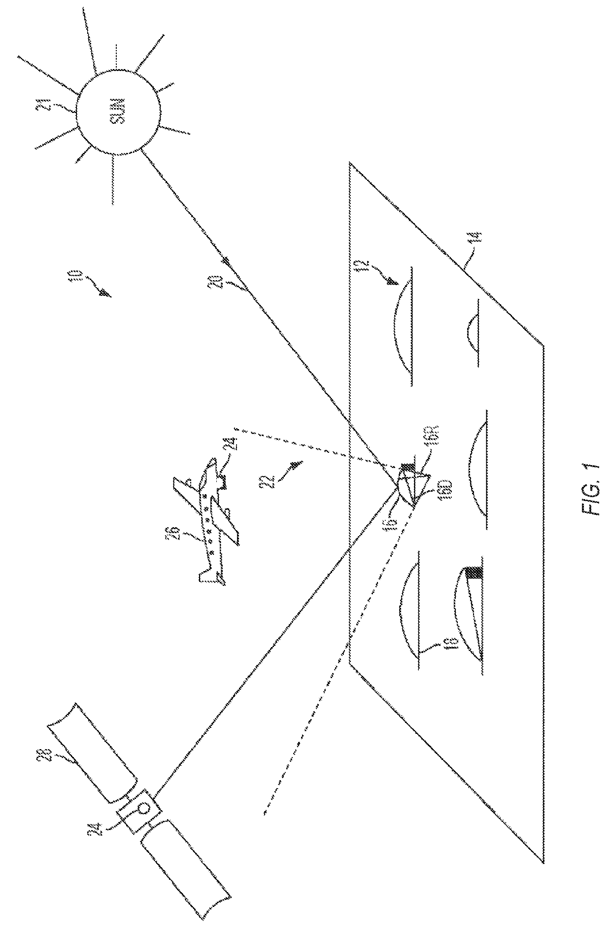 Spatial radiometric correction of an optical system having a color filter mosaic