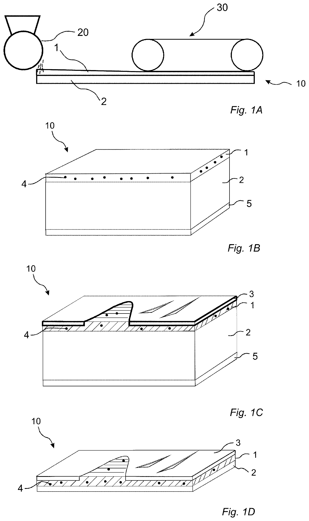 Method of manufacturing a building element and a building element