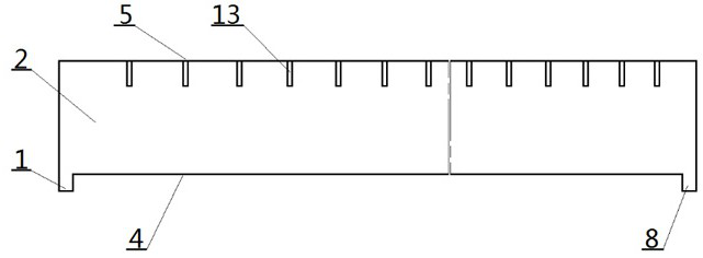 Device convenient for measuring guitar neck curvature