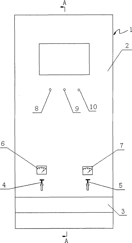 Open double-bucket water dispenser